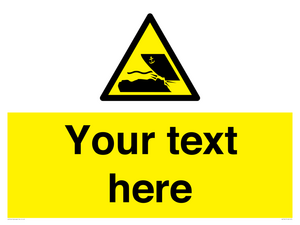 Custom Warning submerged objects in watercraft areas